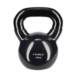 Kettlebell winylowy 10 kg czarny HMS KNV10