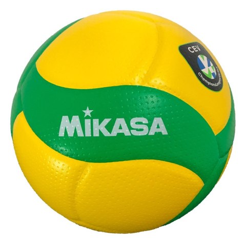 Piłka do siatkówki Mikasa V200W CEV meczowa żółto-zielona rozmiar 5