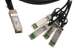 Extralink Kabel QSFP+ QSFP+ DAC DAC, 40Gbps do 4x 10Gbps 3m, 30AWG