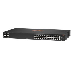 HPE Aruba Networking 6100 24G 4SFP+ Zarządzany L3 Gigabit Ethernet (10/100/1000) 1U Czarny