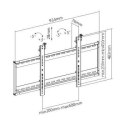 Techly ICA-PLB 046F uchwyt do telewizorów 177,8 cm (70") Czarny