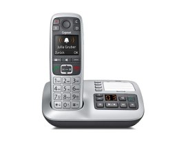 Gigaset E560A telefon Telefon w systemie DECT Nazwa i identyfikacja dzwoniącego Czarny, Srebrny