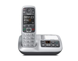 Gigaset E560A telefon Telefon w systemie DECT Nazwa i identyfikacja dzwoniącego Czarny, Srebrny