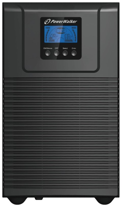 PowerWalker VFI 3000 TGB Podwójnej konwersji (online) 3 kVA 2700 W 5 x gniazdo sieciowe