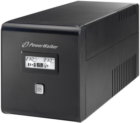 PowerWalker VI 1000 LCD 1 kVA 600 W 4 x gniazdo sieciowe