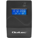 QOLTEC ZASILACZ AWARYJNY UPS 1000VA | 600W | LCD | USB | RJ45