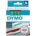 DYMO D1 - Standard Etykiety - Czarny na zielonym - 19mm x 7m