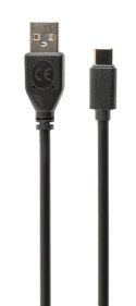 Kabel GEMBIRD CCP-USB2-AMCM-1M (USB 2.0 M - USB typu C M; 1m; kolor czarny)