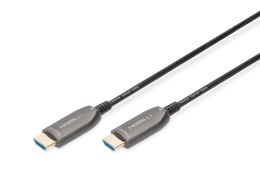 Kabel połączeniowy hybrydowy HDMI 2.1 Ultra High Speed 8K60Hz UHD HDMI A/HDMI A M/M czarny 20m