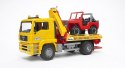 BRUDER MAN TGA Breakdown truck with cross country vehicle