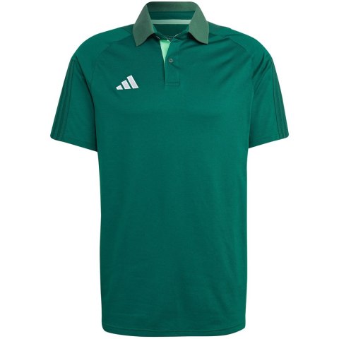 Koszulka męska adidas Tiro 23 Competition Polo zielona HU1345 L