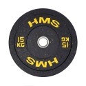 Talerz olimpijski Bumper 15 kg Żółty HMS HTBR15