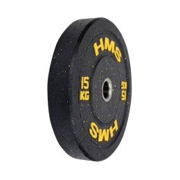 Talerz olimpijski Bumper 15 kg Żółty HMS HTBR15